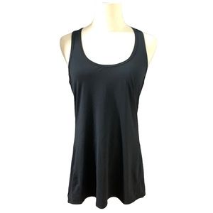 Athleta Black Racer Back Tank Top
